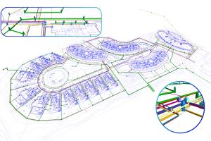 NEW RESIDENTIAL DEVELOPMENT PROJECT SIDE PLOT